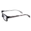 2 Pcs Classic Reading Glasses Blue Light Blocking Fashion Readers Spring Hinge With Pattern Print Eyeglasses