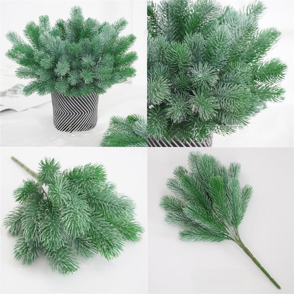 Christmas Artificial Scene Pine Needle Plastic Material Home Use Photography