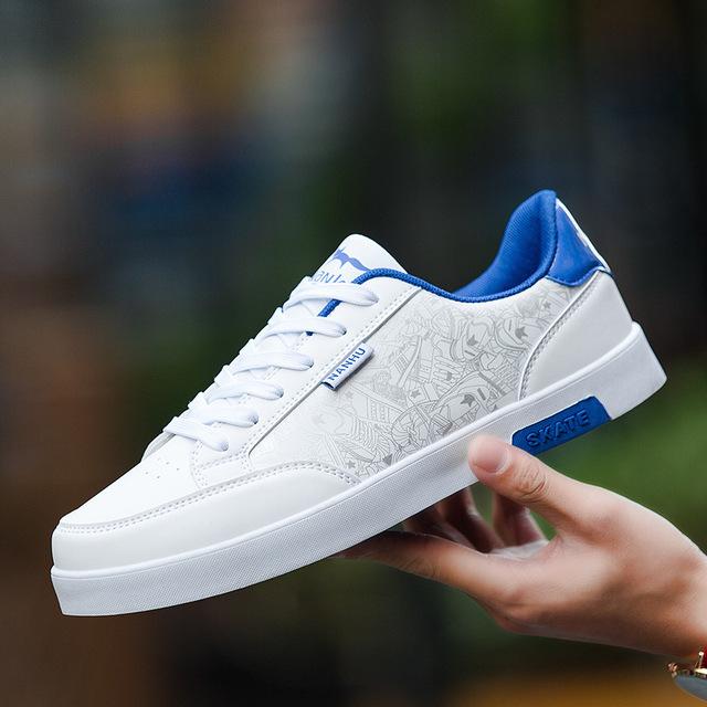 

Высокое Качество Мужские Кроссовки Повседневные Распродажа Весна Осень Красные Белые Кроссовки Мужские Повседневные Дышащие Спортивная Обувь Мужская Мода 7.5