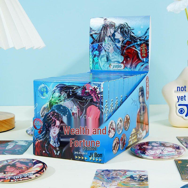 Anime LABUBU Fanmade 75MM Blind Box Button Badge - Double Flash Tinplate Laser Design