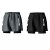 Kurze Hosen Badehosen Shorts Doppellagig Herren Jogginghosen Surfen