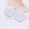 12Pcs Glitter Shell Patches Appliques DIY Crafts Sewing Supplies Headwear Hat Decor Scrapbooking