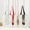 Canvas Ballet Shoulder Bag Sweet Large Capacity Toe Shoes Drawstring Bag Casual Korean Style Mini Bag Pendant Ballet Dancer