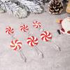 Set of 15 Elegant Christmas Tree Hanging Pendant Festival Candy Cane Cone Hanging Charm for Christmas Tree Decoration