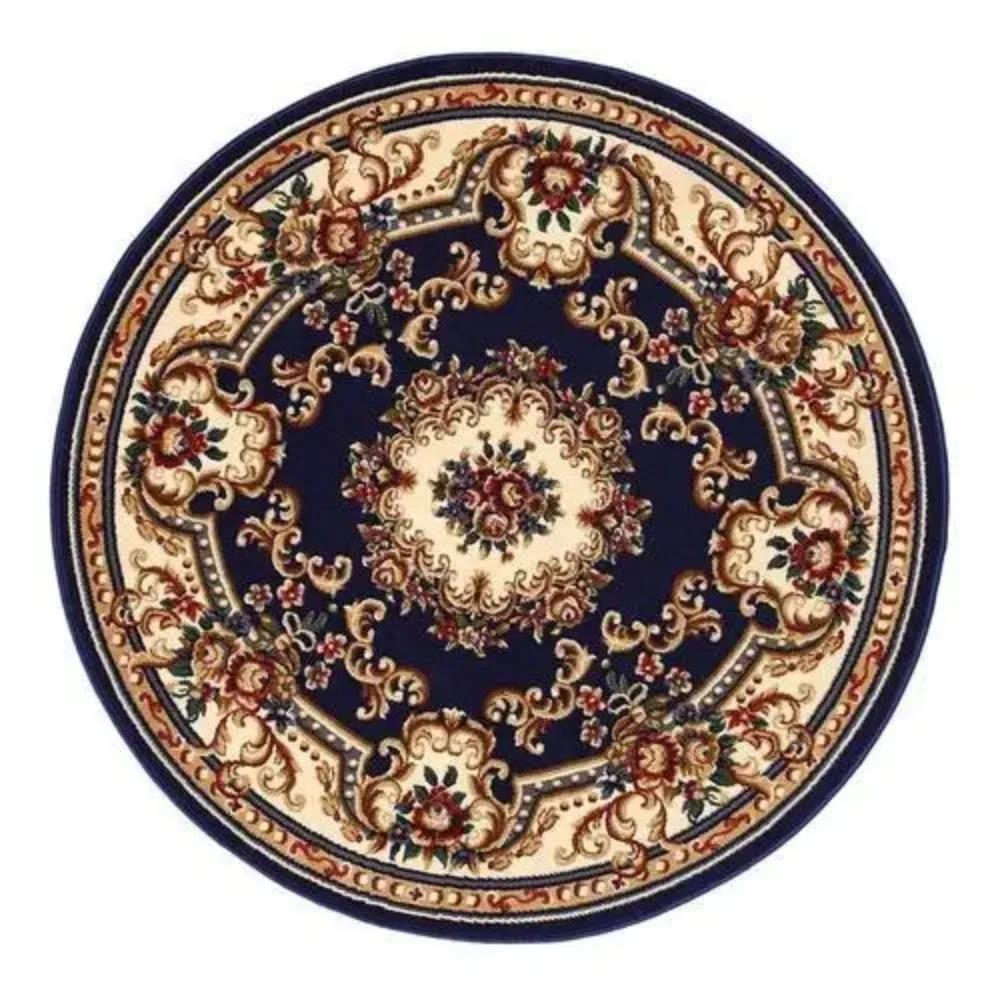 Retro Round Living Room Carpet American Hanging Chair Rugs Bohemia Bedroom Bedside Rug Home Luxury Decoration Sofa Non-slip Mat