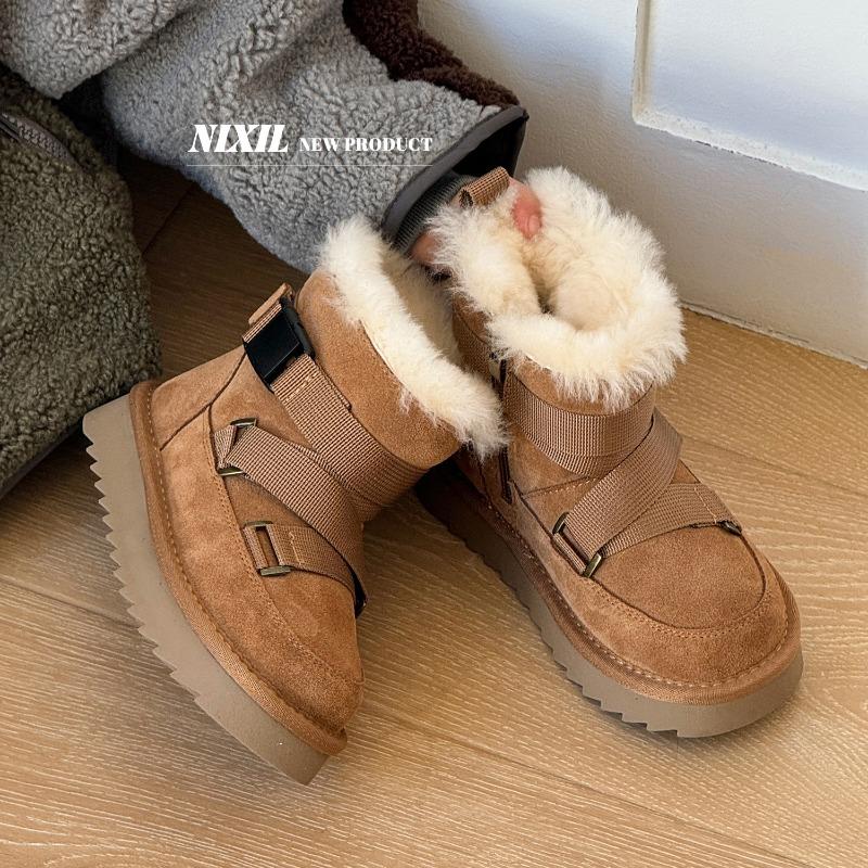 

Зимние новые детские дутики матовые хлопковые сапоги модные ремешки для мальчиков и девочек теплые сапоги 26-30 yards whole hand 5 pairs starting batch верблюд