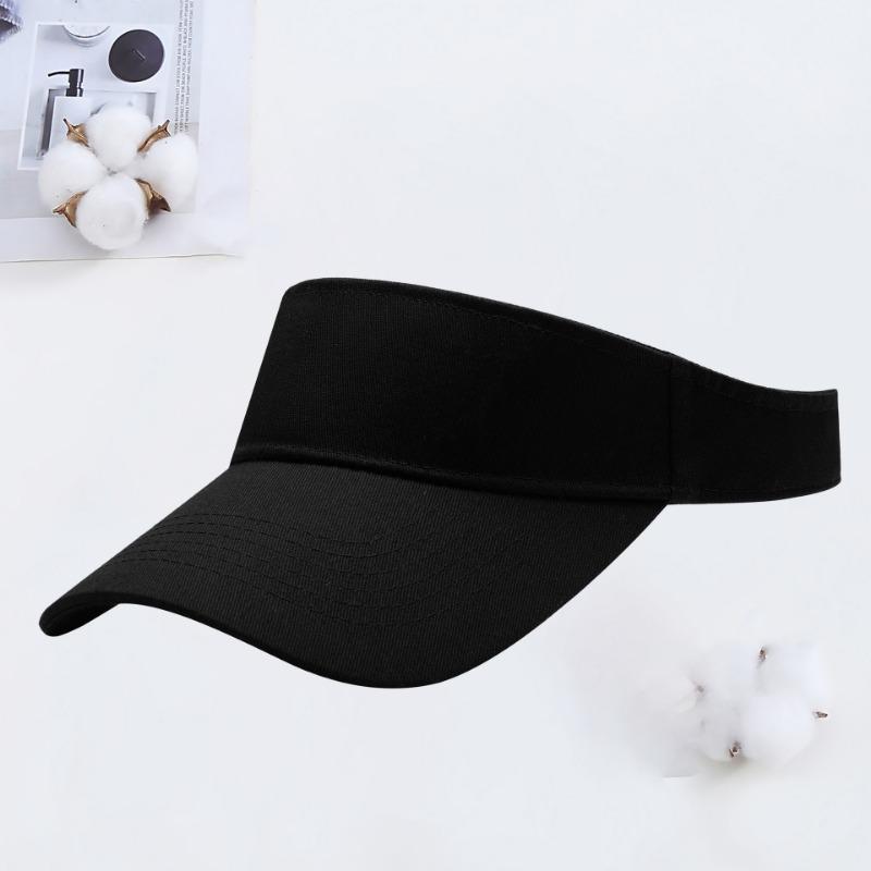 Hat female spring summer sun protection empty top hat embroidery sports outdoor outing visor cap cap male