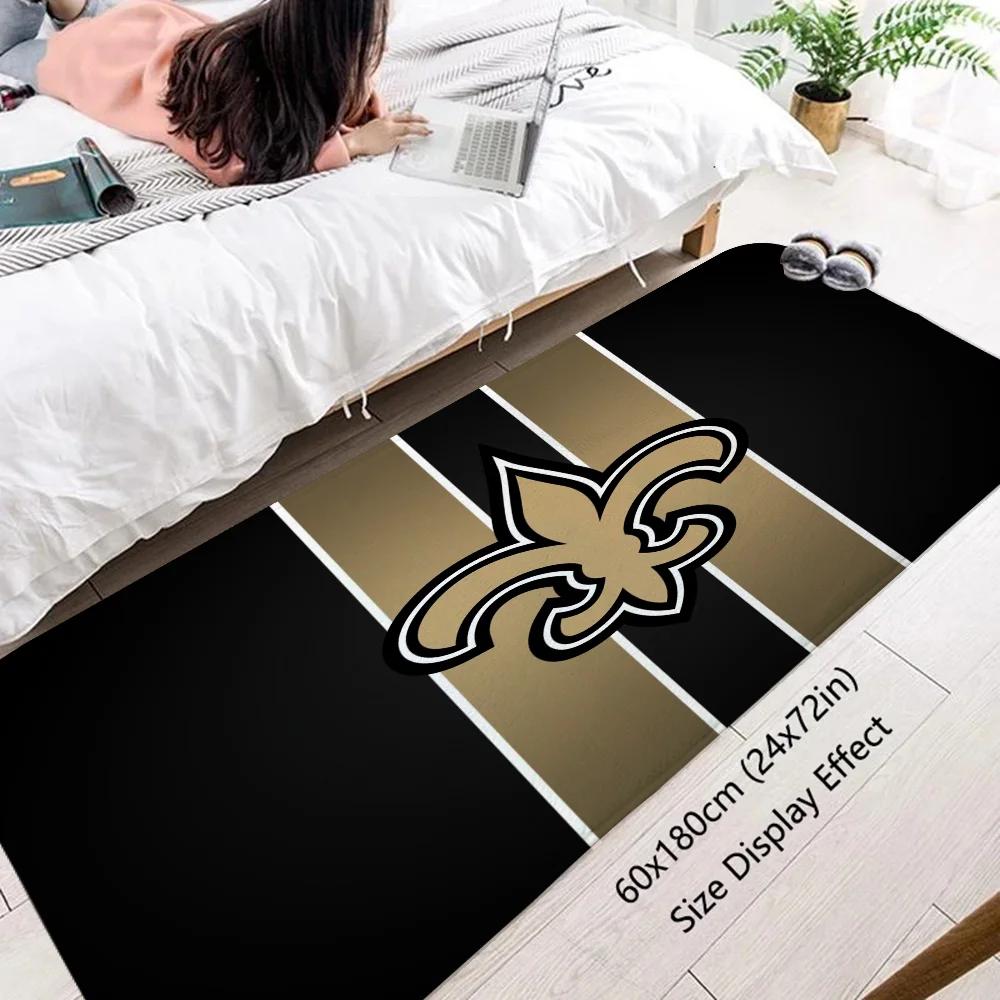 Floor Mat for Kitchen Carpet for Home Entrance New OrleanS SaintS Living Room Mat Outdoor Doormat Entrance Door Custom Cute Rug