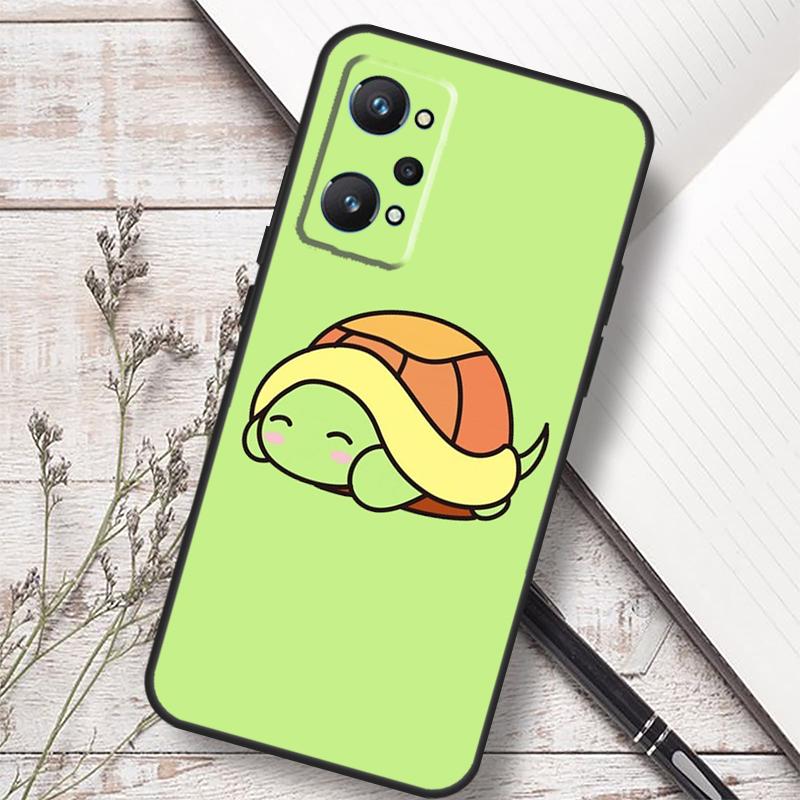 Cartoon Sea Turtle Tortoise For Realme C75 C67 C61 C55 C53 C51 C21Y C25S GT 7 5 6 Pro GT 6T 10 11 12 13 14 Pro Plus Case