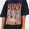 Sydney Sweeney, Maglietta Sydney Sweeney, T-shirt Vintage Sydney Sweeney, Magliette per Fan di Sydney Sweeney, Film di Sydney Sweeney, Regalo per Fan di Sydney Sweeney
