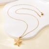 Europe And The United States Fashion Star Pendant Necklace For Women Beach Vacation Wind Party Accessories Jewelry