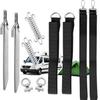 RV Tent Windproof Fixed Set Windproof Tent Line + Tent  Fixing Clips For Outdoor Camping Tents Sun Shades RV Awnings And Hiking