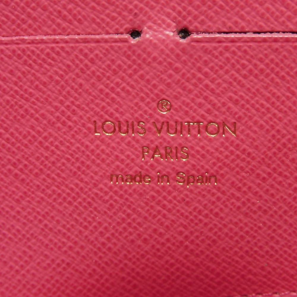 Used 12564 Zippy Wallet M60936 7940 Old Model LV Logo Flower Pink Zip Around Monogram V-Line Grenade Unisex from Japan