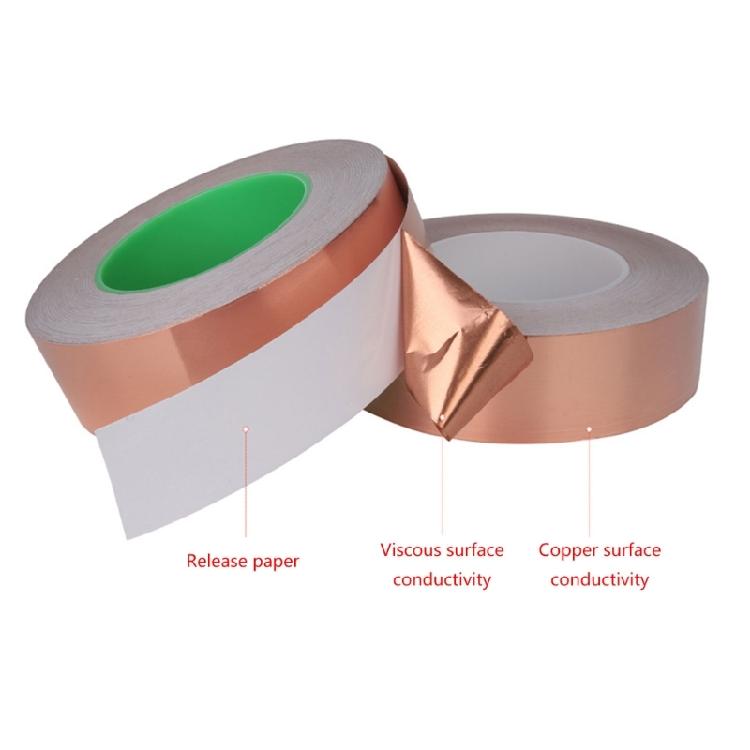 Copper Tape Double Sided Conductive Adhesive for Snail Deterrents Guitars