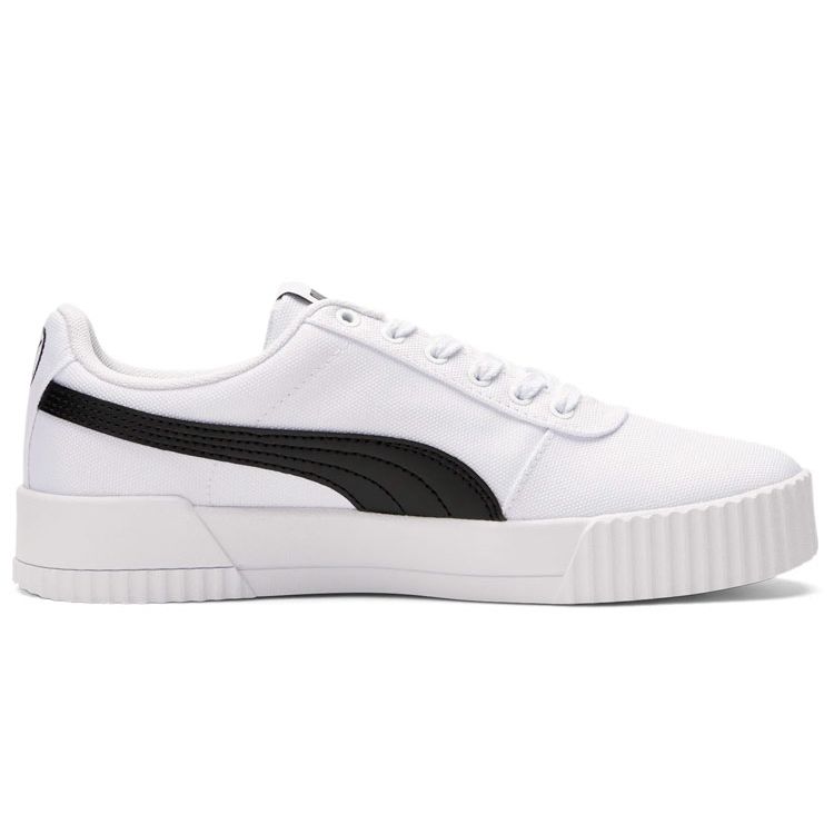 Puma Carina Casual Lightweight Balance Low-Top Sneakers Women Sneakers White Black 368669-01