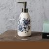 BEPAN 1PC Ceramic Press Soap Dispenser Refillable Lotion Bottle Creative Shampoo Liquid Container for Bathroom Home Decor