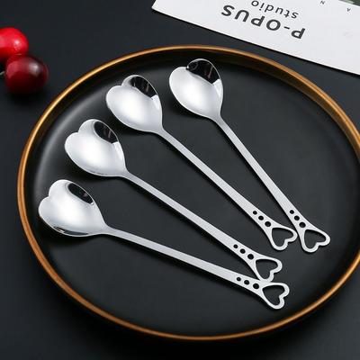 Dessert Stainless Steel Ice Cream Cartoon Cute Iced Tea Stirrer Stirring Tool Teaspoon Coffee Spoon