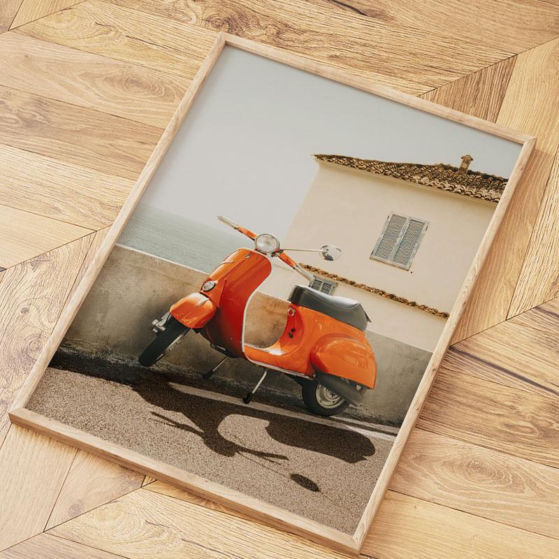 Sea Bathing Beach Girl Fruit Juice Nordic Landscape Posters Wall Art Canvas Painting Hotel Gallery Pictures Of Living Room Decor