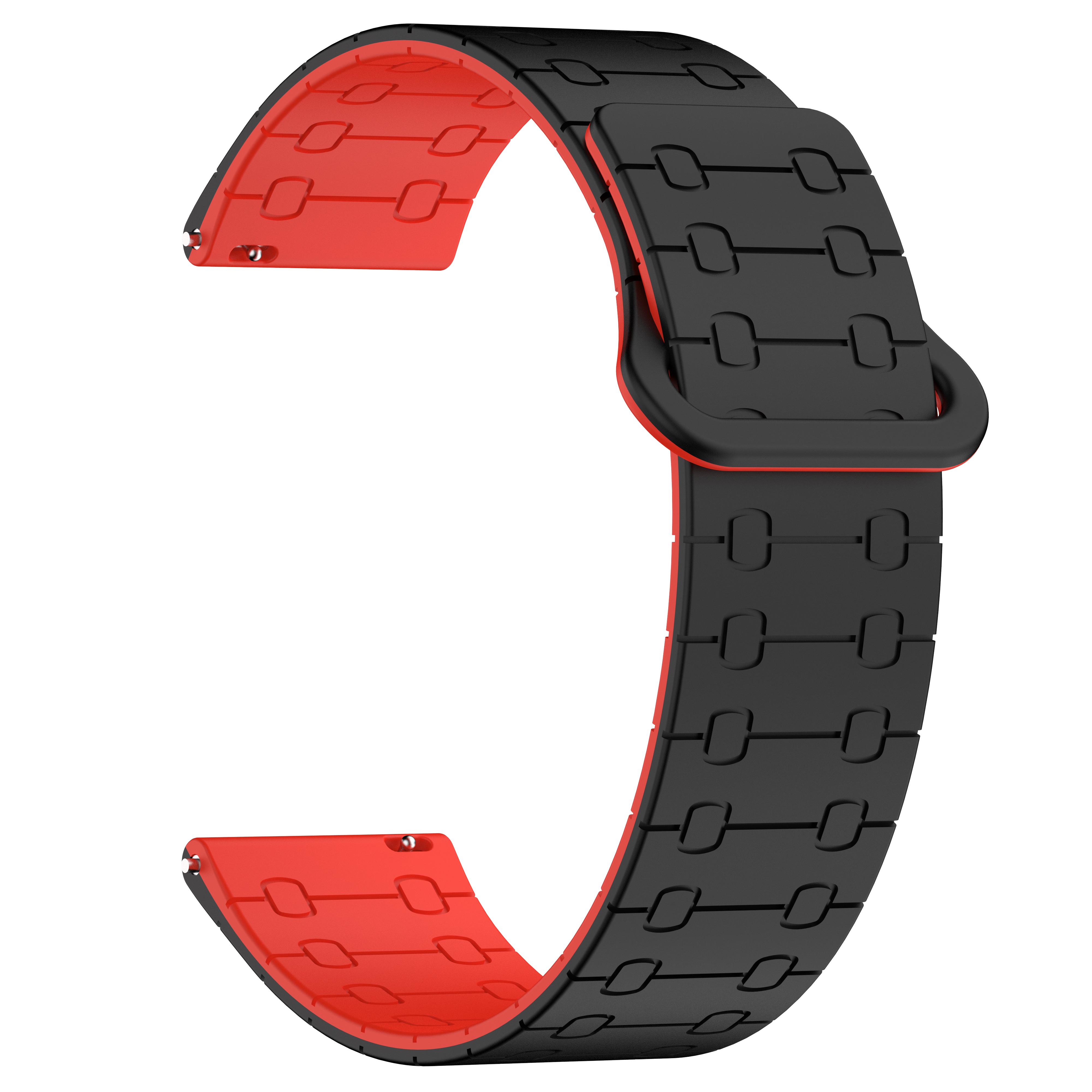 

22 мм Силиконовый Магнитный Ремешок Для Amazfit BALANCE 2/Active 2 Ремешок Для Часов Для Amazfit GTR 4 3 2 pro/Bip 6 5/Stratos Браслет Correa 1PCS 22MM