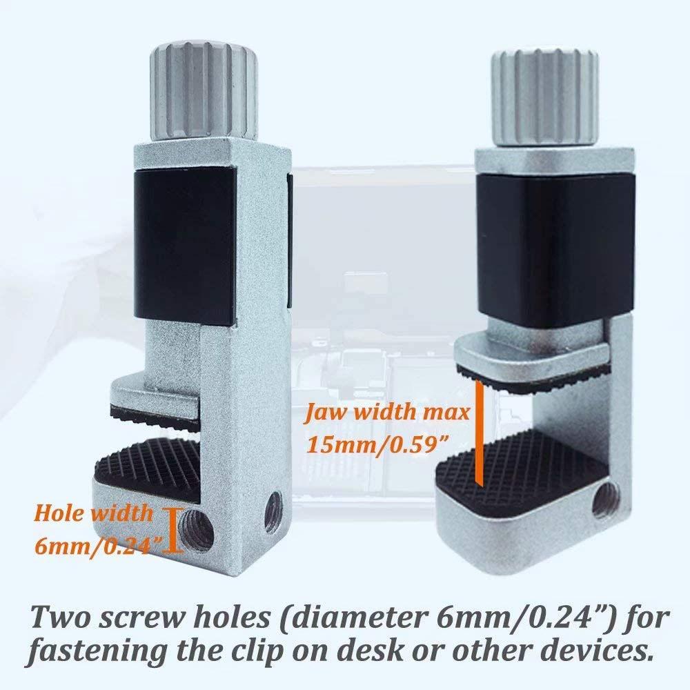 8PCS Phone LCD Screen Fastening Clamps Fixture Adjustable Clips Repair Tools