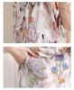 Chiffon V-neck Printed Dress for Women 2025 - Elegant Two-Piece Style for Middle-aged and Elderly Summer Fashion