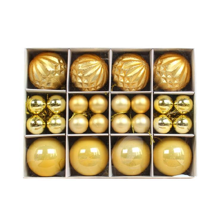 Decorazioni Albero di Natale Palline Sferiche Set Palline da Appendere Ornamenti Decorazione Campanella