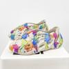Kokoslochschuhe Sommer Kanye-Stil Spritzfarbe Strandschuhe Plateau-Schuhe mit weicher Sohle Plateau-Freizeitschuhe