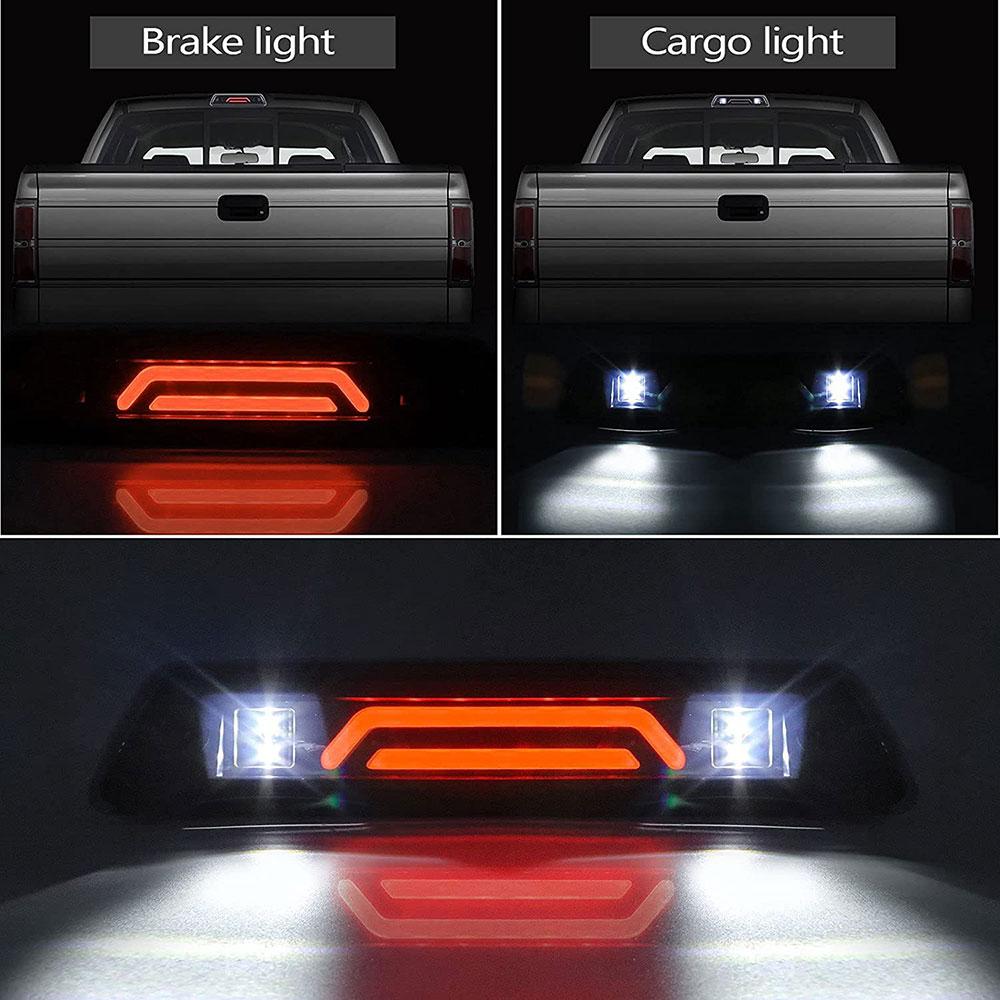 For Ford F250 F350 1999 2000-2016 3rd Third Smoked Brake Light Reverse Cargo Lamp High Mount Pickup Taillight Car Accessories