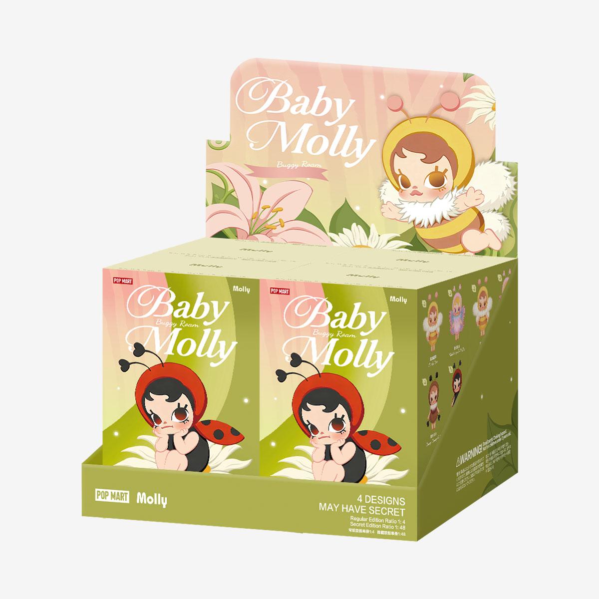 POP MART Baby Molly ratiņu klaiņošanas