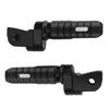 Pair Motorcycle Pedals CNC Aluminium Alloy Footpegs Anodizing Motorbike Foot Rest