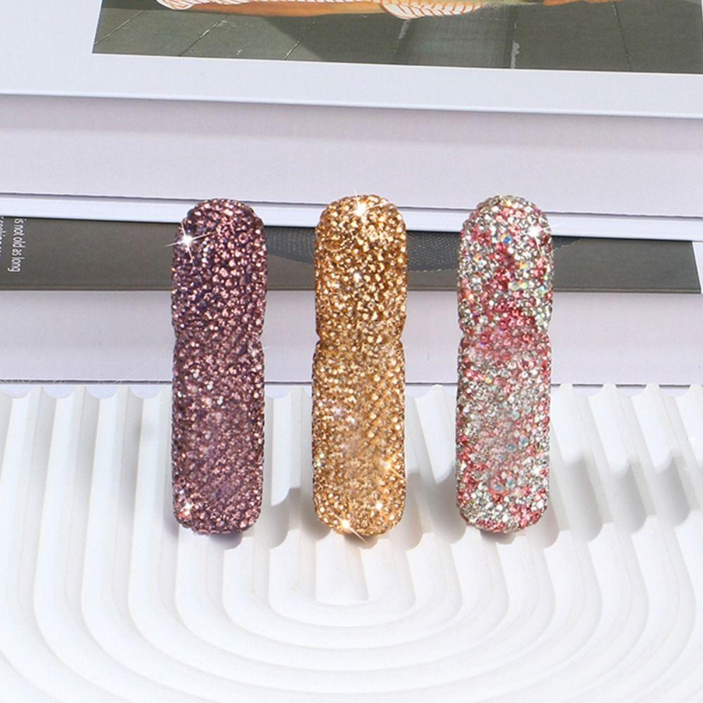 Portable Perfume Spray Bottle Rhinestone Inlaid Storage Container  Travel Accessories