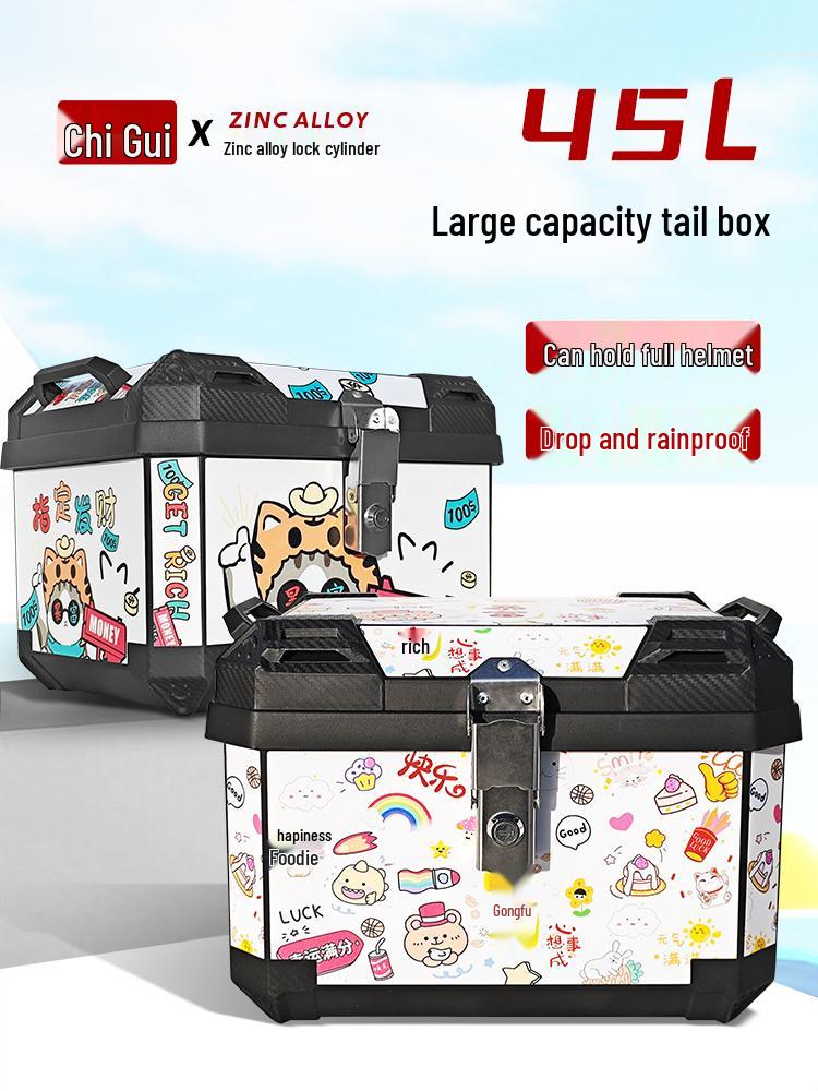 Large Capacity Alloy Trunk for Yadea, Aima, TaiLing, Ninebot, and Limi Electric Scooters