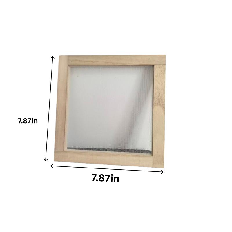 

Wooden DIY Paper-Making Frame, suitable for DIY craft activities, paper art, and dried flower crafts