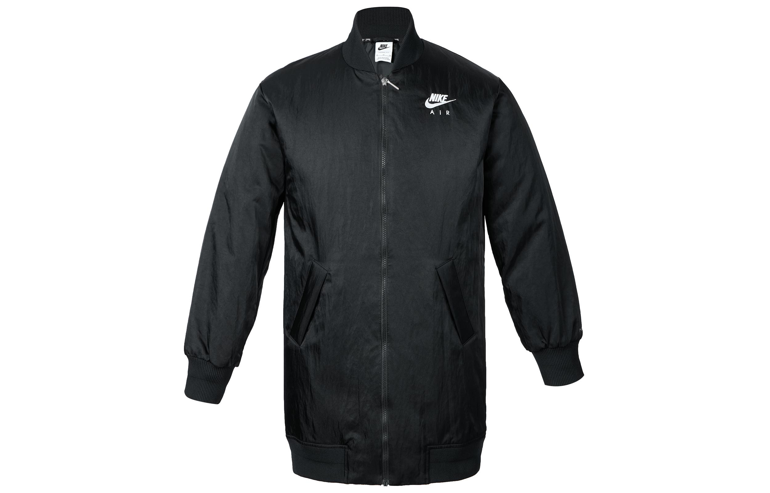 Nike Jackets Women s Black Baseball Collar Moderate Other DD4641-010 XS