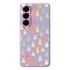 For Samsung Galaxy A56 5G Case Colorful Trees Pattern Printing Straight Edge TPU Phone Back Cover