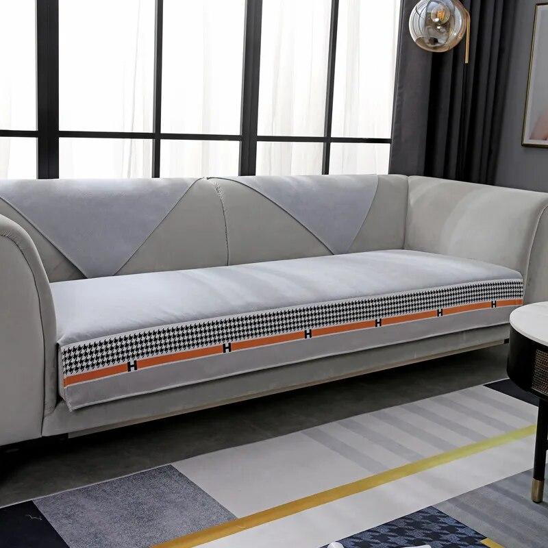 Chenille Fabric Sofa Cover Anti-slip Protector Seat Cover European Couch Cover Sofa Towel for Living Room Decor New sofa cushion