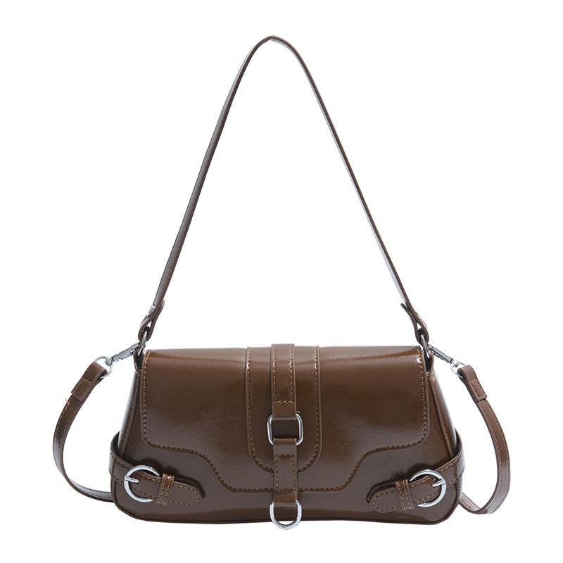 

Small PU Leather Underarm Crossbody Bags for Women 2026 Ladies Shoulder Bag Females Tote Bag Retro Handbags кофейный