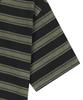 ENDOOR Vtg Dyed Stripe 1/2 Polo Shirt (Vtg Olive)