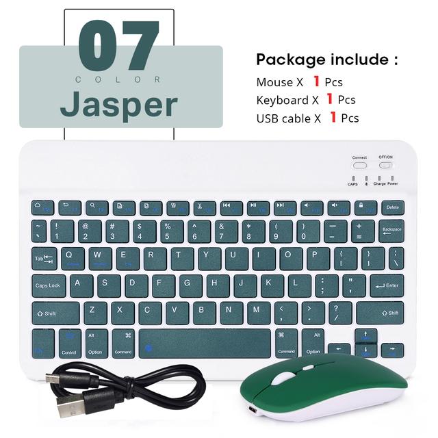 Wireless Keyboard Mouse For Ipad Samsung Xiaomi Huawei Android Tablet Portable Portuguese Arabic Korean Mini Bluetooth Keyboard