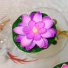 LED Floating Waterproof Lotus Lantern - Simulated Candle River Light for Night Markets, Parks, and Water Decorations