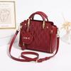 Leather Bag Women's Handbag New Messenger Bag Bucket Bag Fashionable Versatile Shoulder Bag Large Capacity