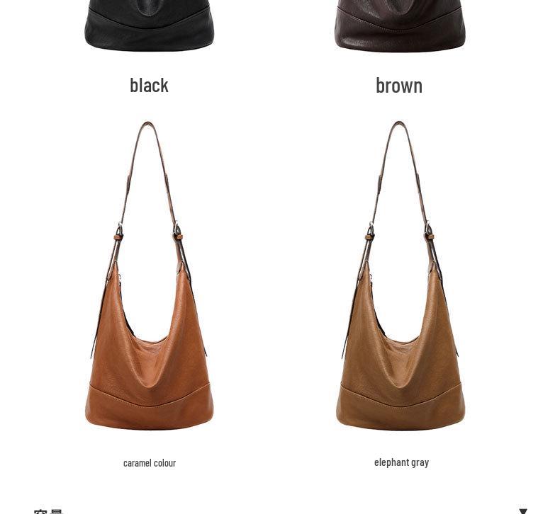 Qiu Zhen Large Capacity Fashion Tote & Crossbody Bucket Bag for Women
