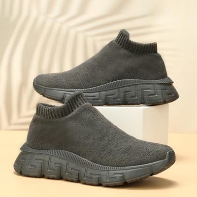 Womens Sneakers Casual Shoes New Slip-On High Tops Women Sneakers Brand Fashion Breathable Men City Leisure Sock Shoes Female