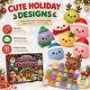Christmas Dumpling Squishy Advent Calendar 2026 24 Day Countdown Mystery Box Slow Rising Squeeze Sensory Fidget Surprise Gift