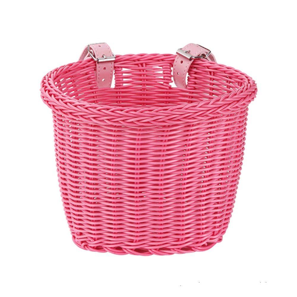 Handwoven Bicycle Basket Water Resistant Bicycle Storage Basket Bike Front Basket  Girls Bike
