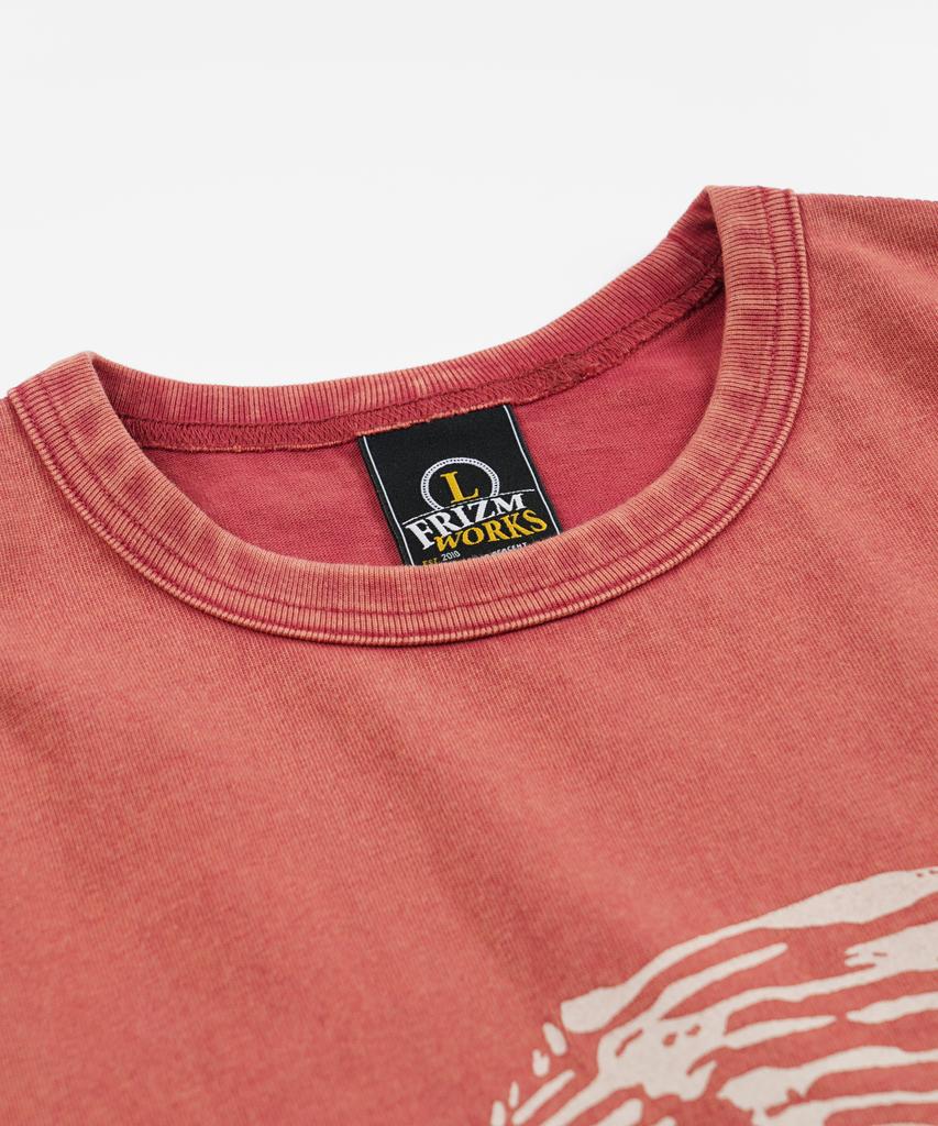 FRIZMWORKS Turtle Island Tee _ Rusty Red