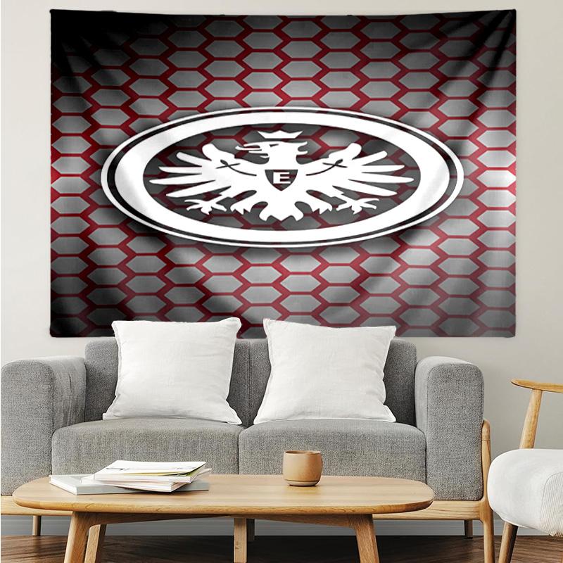 1PC Eintracht Frankfurt Crest Tapestry, Unique Design Tapestry, Suitable for Bedroom,Livingroom, Playroom,Heartwarming Holiday Gifts