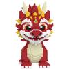 30CM Jucării DIY pentru Copii Mini Dragon Desen Animat Blocuri de Construcție Bloc Luminos Micro Cărămizi Cadou de Crăciun Zi de Naștere