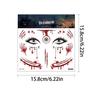 Waterproof Face Decorations Sticker DIY Temporary Scar Stickers Body Art Decals  Halloween Party