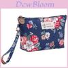 Portable Waterproof Printed Cosmetic Bag Travel Ladies Zipper Handheld Toiletry Bag Multifunctional Storage Bag In Modern Minimalist Style